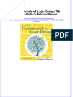 Full Download Fundamentals of Logic Design 7th Edition Roth Solutions Manual All Chapter 2024 PDF