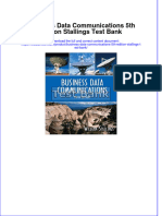 Business Data Communications 5th Edition Stallings Test Bank All Chapters