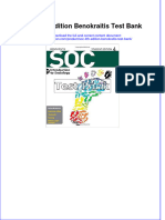 SOC 4th Edition Benokraitis Test Bank All Chapters