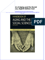 Full Download Handbook of Aging and The Social Sciences, Eighth Edition Carr File PDF All Chapter On 2024