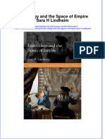 Full Download Latin Elegy and The Space of Empire Sara H Lindheim File PDF All Chapter On 2024