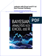 Full Download Bayesian Analysis With Excel and R 1st Edition Conrad Carlberg File PDF All Chapter On 2024