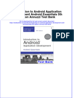 Full Download Introduction To Android Application Development Android Essentials 5th Edition Annuzzi Test Bank All Chapter 2024 PDF