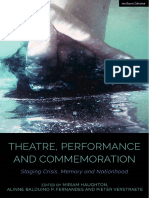 Theatre, Performance and Commemoration