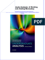 Full Download Undergraduate Analysis: A Working Textbook Aisling Mccluskey File PDF All Chapter On 2024