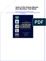 Fundamentals of The Human Mosaic 2nd Edition Bychkov Test Bank All Chapters