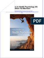 Full Download Introduction To Health Psychology 4th Edition Val Morrison File PDF All Chapter On 2024