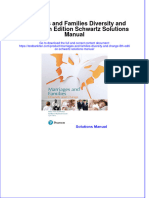 Instant Download PDF Marriages and Families Diversity and Change 8th Edition Schwartz Solutions Manual Full Chapter