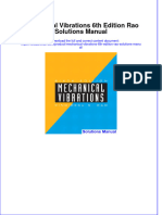 Instant Download PDF Mechanical Vibrations 6th Edition Rao Solutions Manual Full Chapter