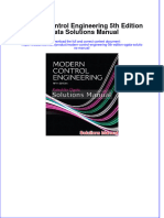 (Download PDF) Modern Control Engineering 5th Edition Ogata Solutions Manual Full Chapter