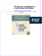 Full Download PDF of (Ebook PDF) Success at Statistics: A Worktext With Humor 6th Edition All Chapter