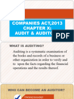 Audit and Auditors Presentation