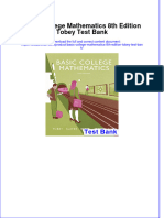 Instant Download PDF Basic College Mathematics 8th Edition Tobey Test Bank Full Chapter