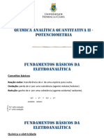 Química Analítica Quantitativa II - Potenciometria