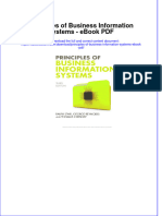 (Ebook PDF) Principles of Business Information Systems - Ebook PDF All Chapter