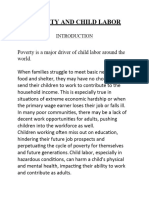 Poverty and Child Labor