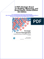 Full Download PDF of (Ebook PDF) Strategic Brand Management: Building, Measuring, and Managing Brand Equity, Global Edition 5th Edition All Chapter