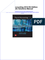 (Download PDF) Payroll Accounting 2019 5th Edition Landin Solutions Manual Full Chapter