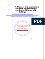 Full Download PDF of (Ebook PDF) Theories and Applications of Counseling and Psychotherapy: Relevance Across Cultures and Settings All Chapter