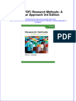 Full Download PDF of (Ebook PDF) Research Methods: A Modular Approach 3rd Edition All Chapter