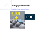 Instant Download PDF BUSN Canadian 3rd Edition Kelly Test Bank Full Chapter