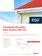 Ficha Técnica Canaletas Pluviales 100mm Nicoll