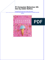 1180full Download PDF of (Ebook PDF) Consumer Behaviour 4th Edition by Zubin Sethna All Chapter