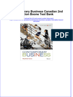 Instant Download PDF Contemporary Business Canadian 2nd Edition Boone Test Bank Full Chapter