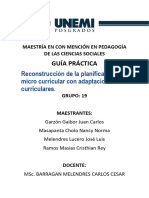 GUIA PRACTICA - Reconstrucción de La Planificación Micro Curricular Con Adaptaciones Curriculares