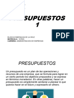 Presupuestos 1