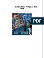 Instant Download PDF Economics 3rd Edition Krugman Test Bank Full Chapter