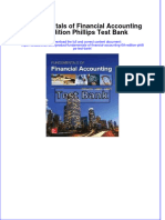 (Download PDF) Fundamentals of Financial Accounting 6th Edition Phillips Test Bank Full Chapter