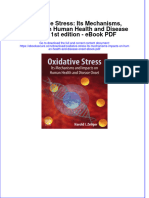 Full Download PDF of Oxidative Stress: Its Mechanisms, Impacts On Human Health and Disease Onset 1st Edition - Ebook PDF All Chapter