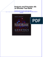 (Download PDF) Genetics Analysis and Principles 4th Edition Brooker Test Bank Full Chapter