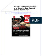 (Ebook PDF) 5 Steps To A 5: 500 AP Microeconomics Questions To Know by Test Day 3rd Edition - Ebook PDF All Chapter