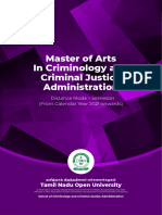 Master of Arts Criminology V1