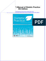 Full Download PDF of (Ebook PDF) Manual of Dietetic Practice 6th Edition All Chapter