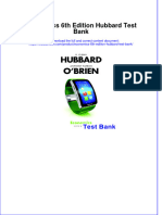 Instant Download PDF Economics 6th Edition Hubbard Test Bank Full Chapter