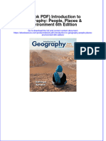 Full Download PDF of (Ebook PDF) Introduction To Geography: People, Places & Environment 6th Edition All Chapter