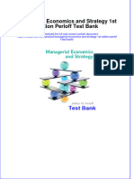 Instant Download PDF Managerial Economics and Strategy 1st Edition Perloff Test Bank Full Chapter