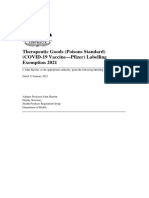 Therapeutic Goods Poisons Standard Covid 19 Vaccine Pfizer Labelling Exemption 2021