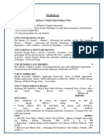 Syllabus: CS8079 Human Computer Interaction Objectives