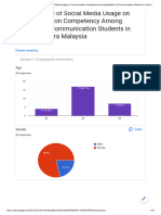 The Influence of Social Media Usage On Communication Competency Among Bachelor of Communication Students in Universiti Utara Malaysia