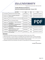 TimeTable Report