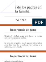 El Lugar de Los Padres en La Familia