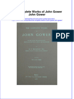 The Complete Works of John Gower John Gower Full Chapter PDF