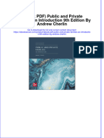 Full Download PDF of (Ebook PDF) Public and Private Families: An Introduction 9th Edition by Andrew Cherlin All Chapter