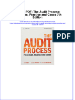 Full Download PDF of (Ebook PDF) The Audit Process: Principles, Practice and Cases 7th Edition All Chapter