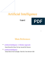 Artificial Intelligence: Unit-I