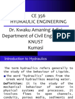 Hydraulics Notes 1 - One Slide On A Page